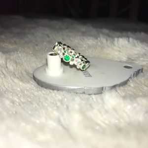 Disney Collection Emerald and Diamond Ring